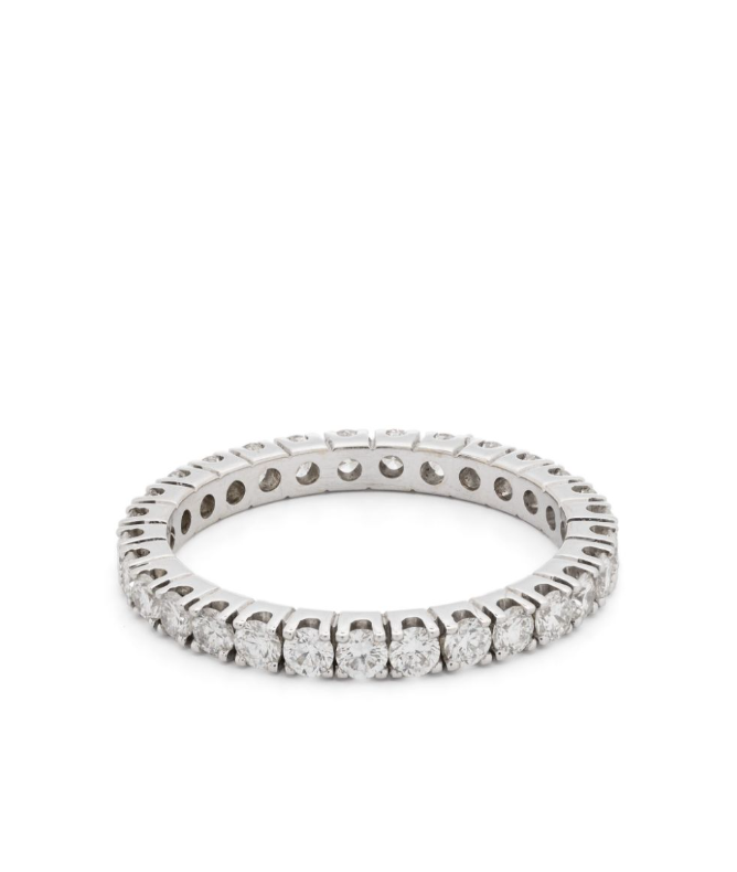 18kt white gold diamonds ring