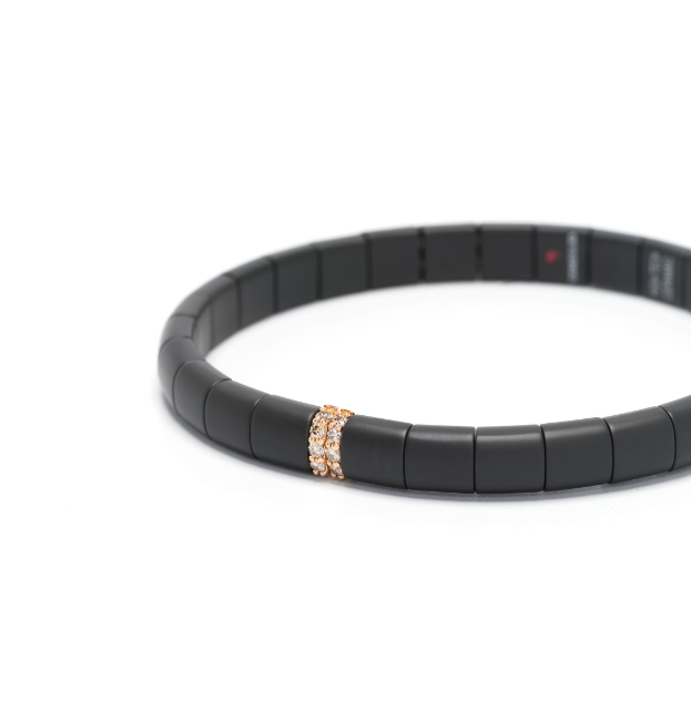 18kt rose gold diamond bracelet