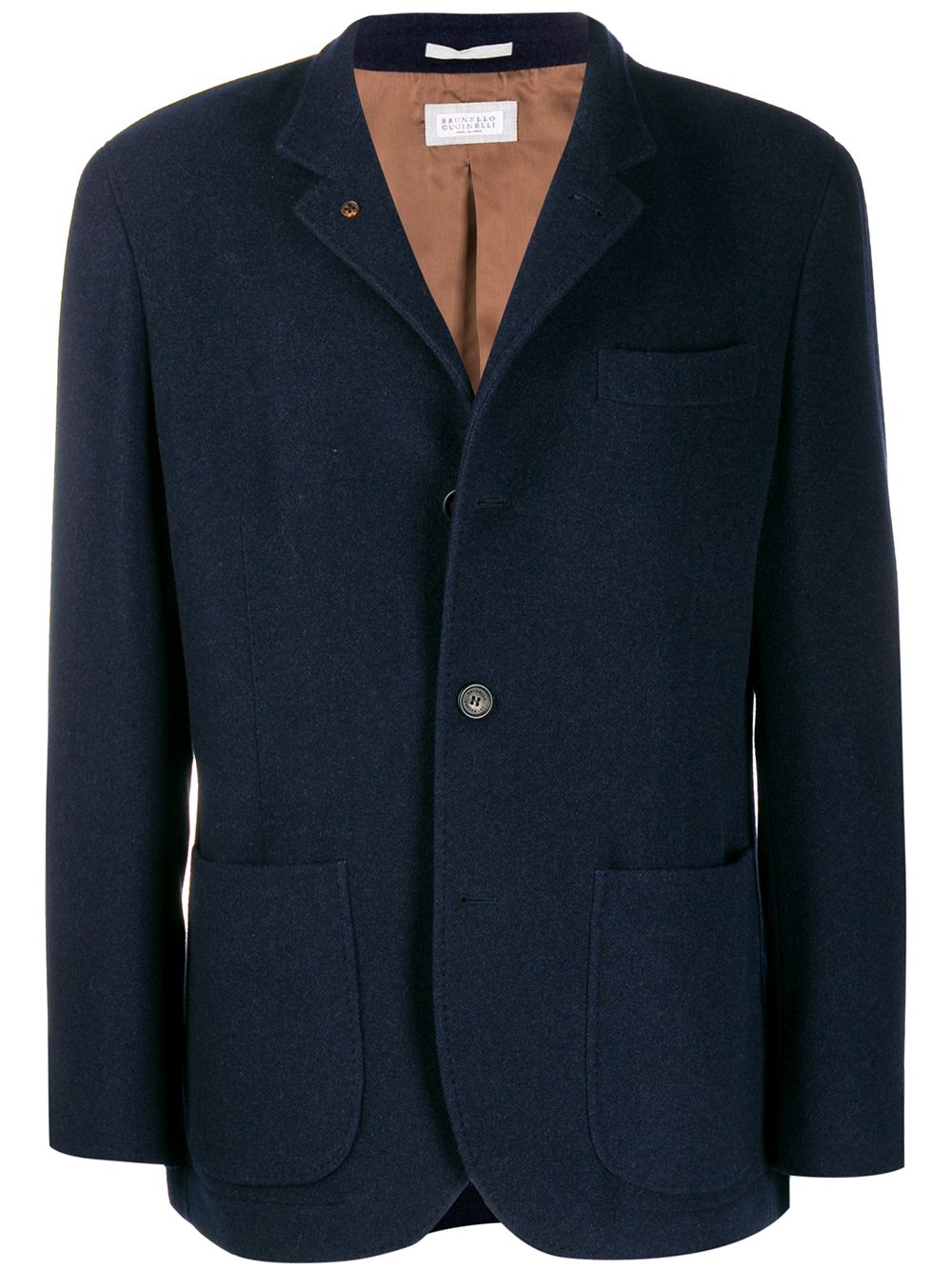 blazer de un solo pecho 