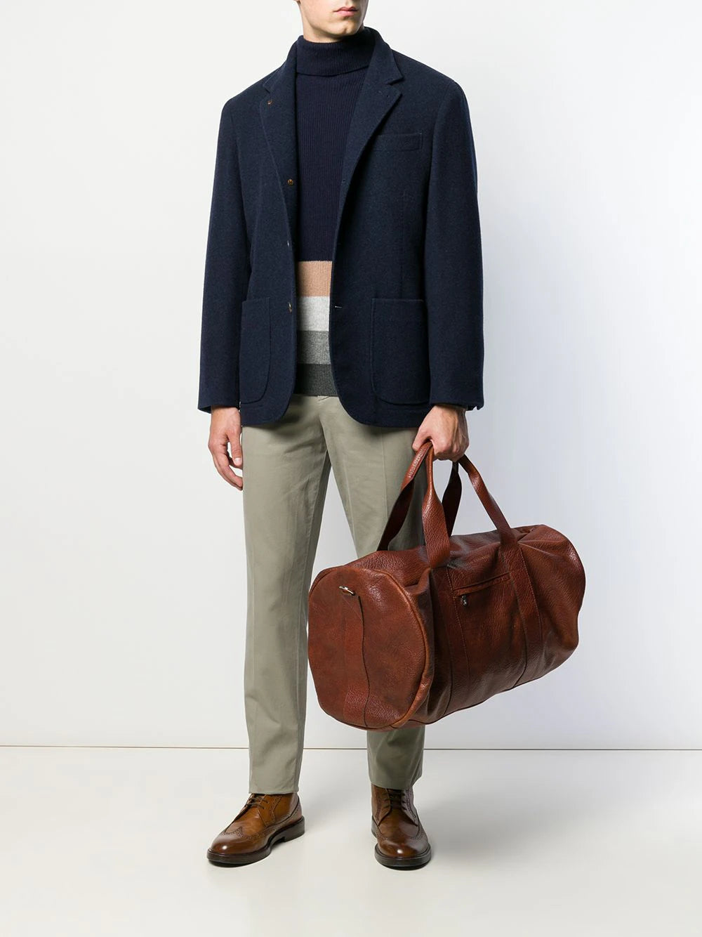 blazer de un solo pecho 