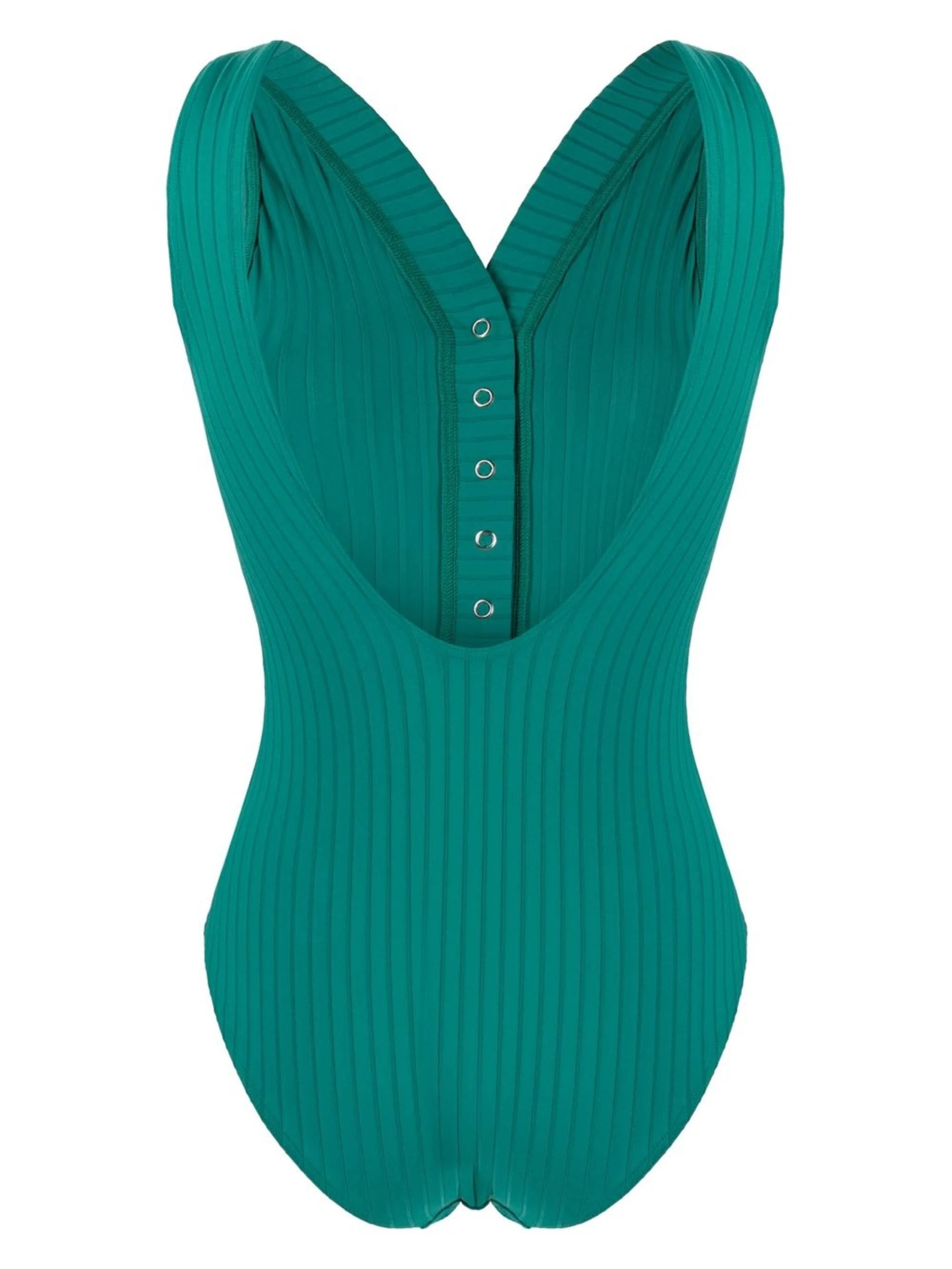 ribbed scoop-back swimsuit