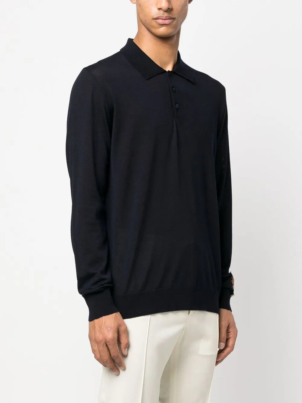 virgin wool polo shirt
