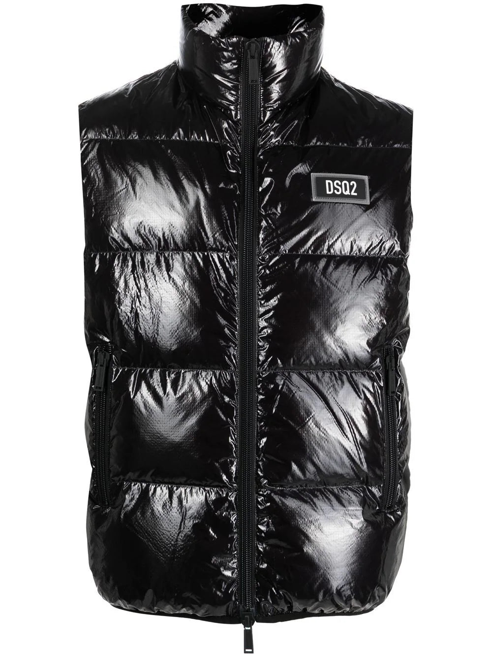 Icon stripe padded jacket
