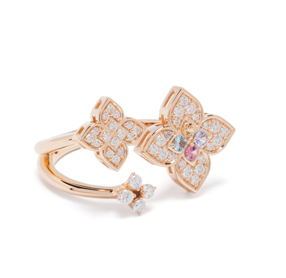 18K rose gold Venetian Princess multi-stone ring