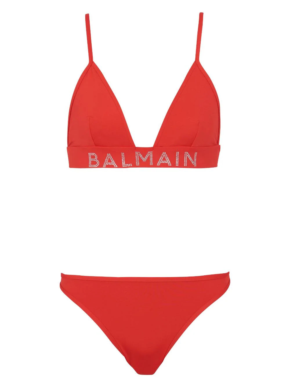 logo-embellished bikini set