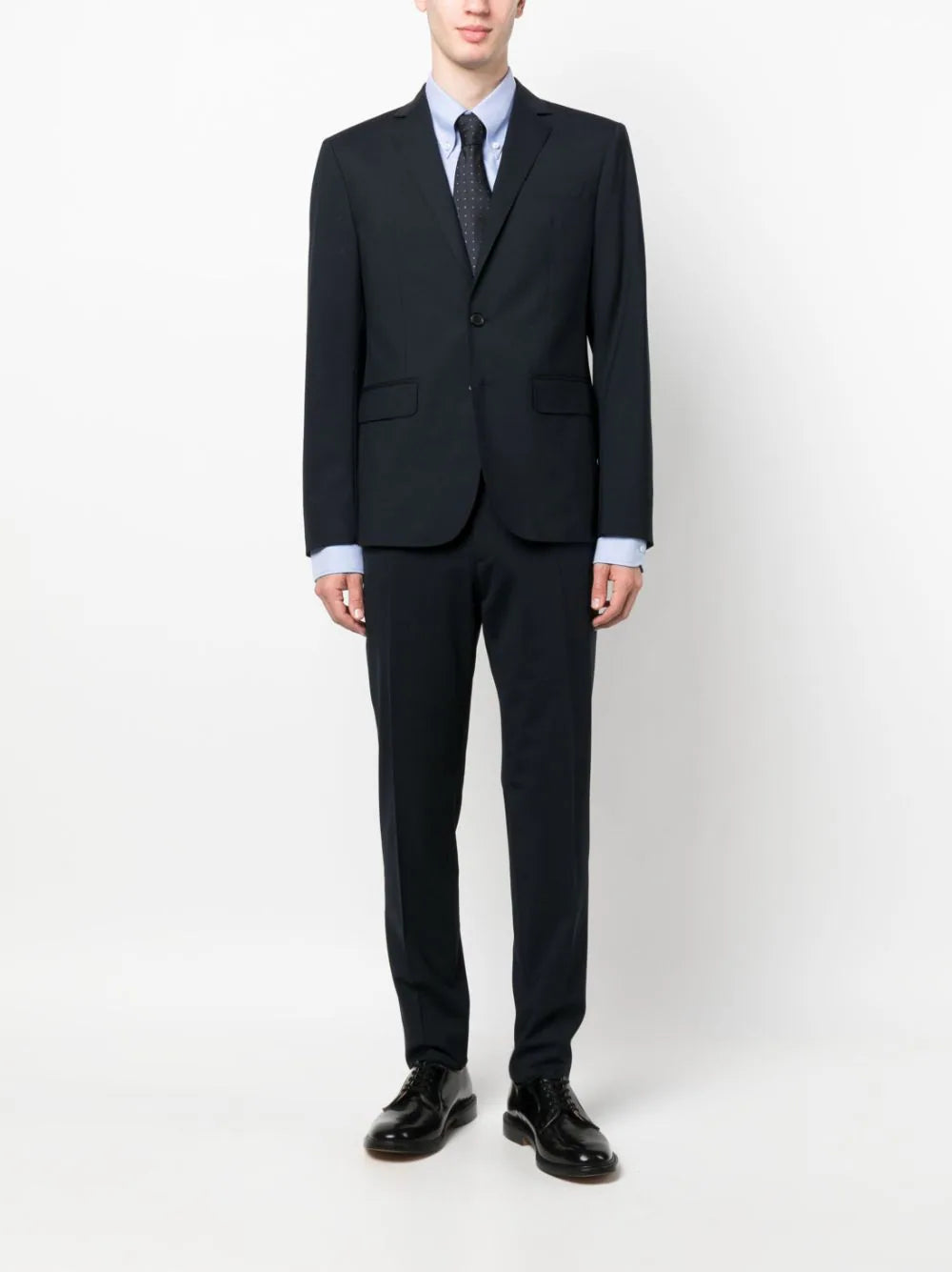 single-breasted two-piece suit