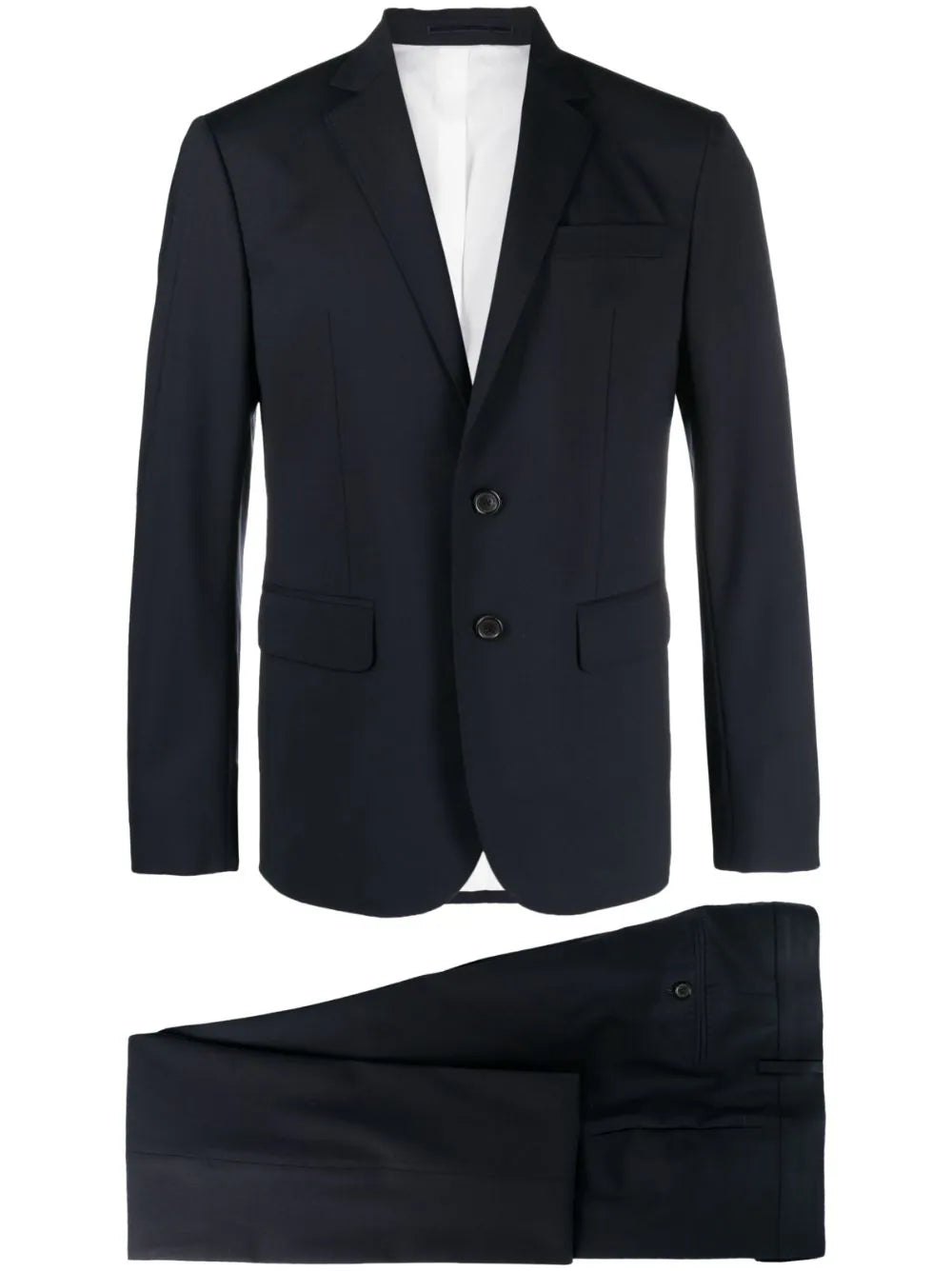traje de dos piezas de un solo pecho 