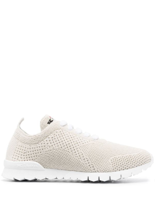 fully-perforated low-top sneakers