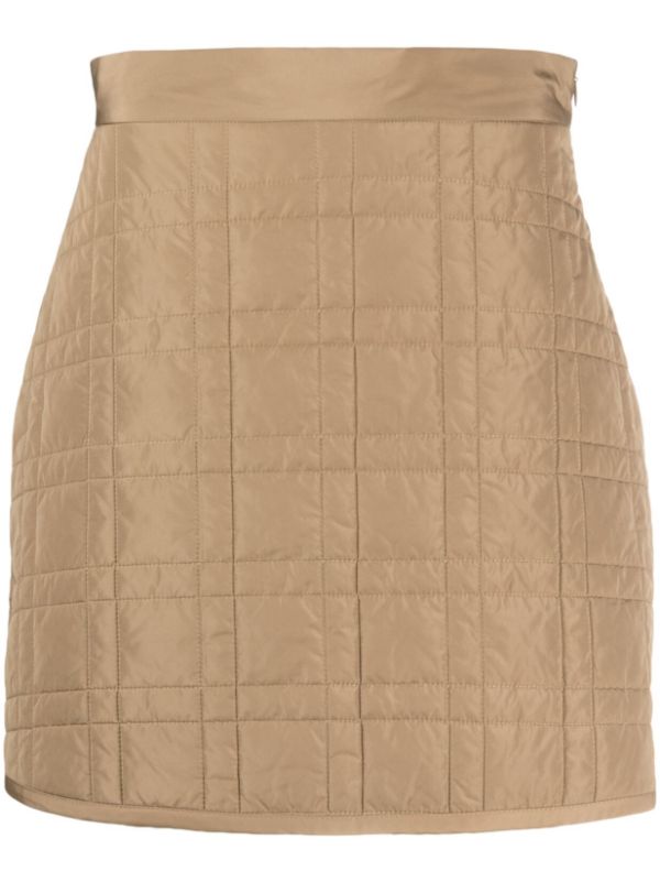 padded high-waisted skirt