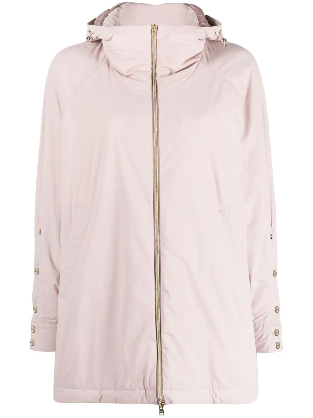 chaqueta con capucha y cremallera 