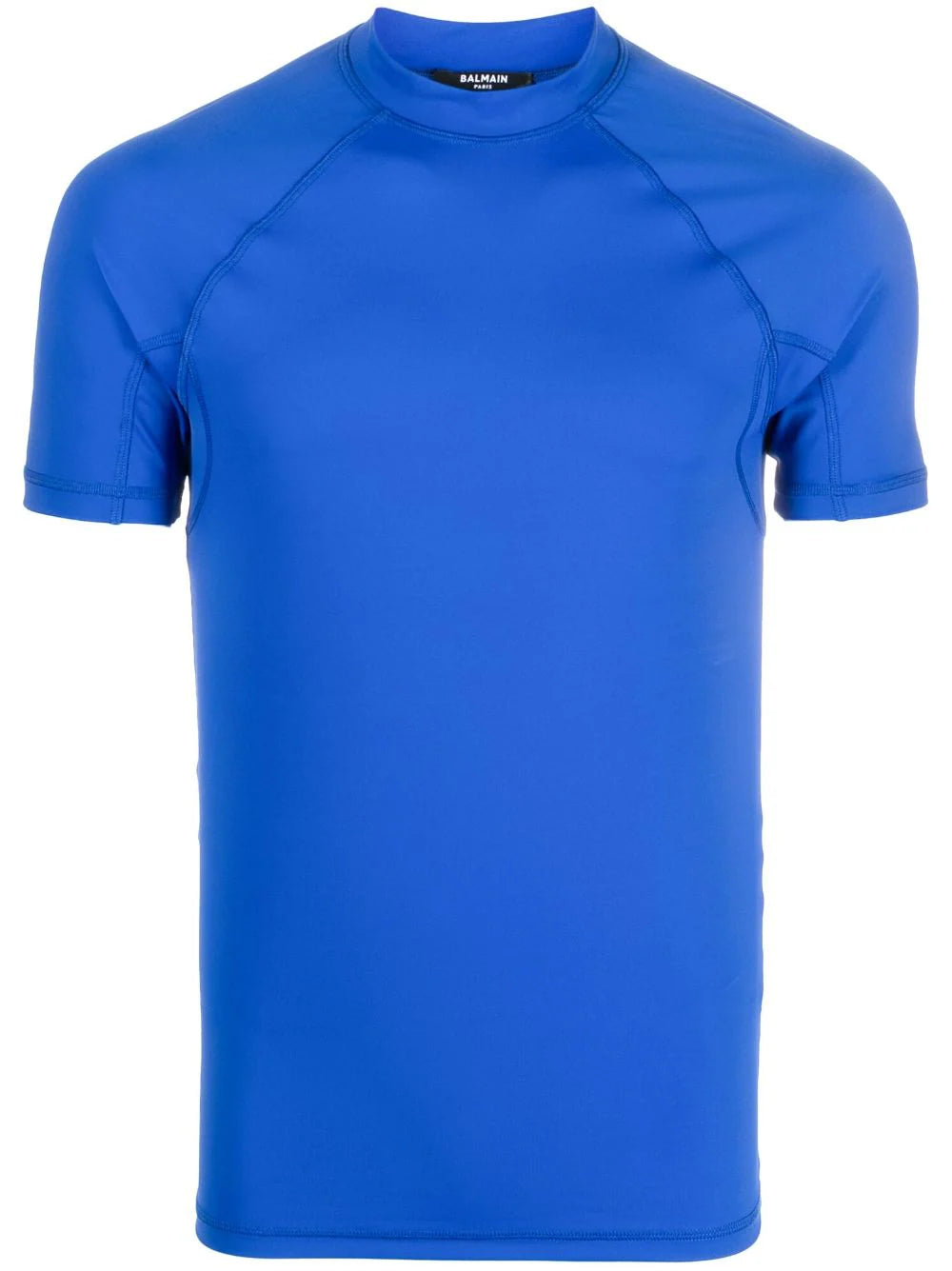 camiseta de cuello alto con estampado de logotipo 
