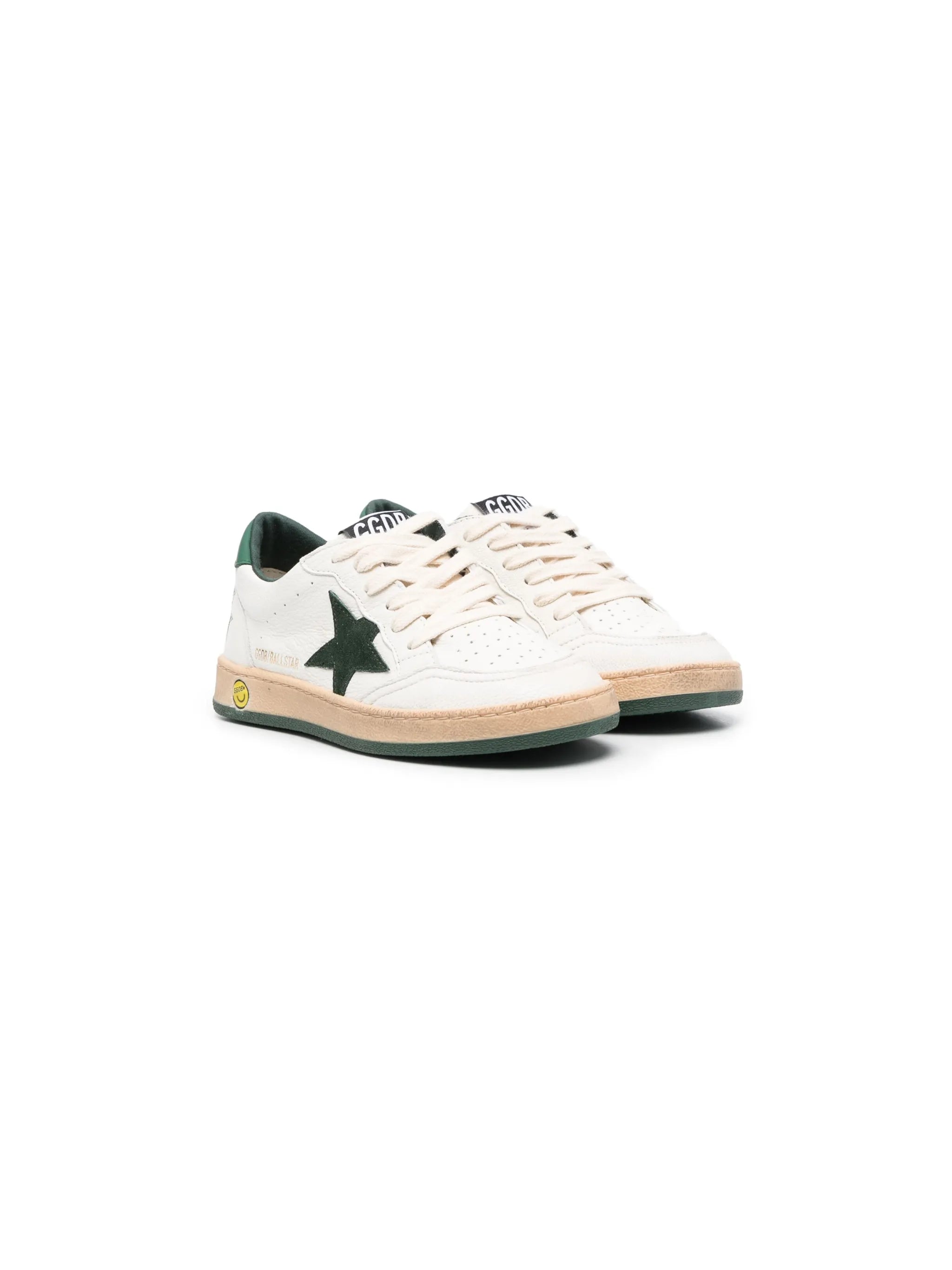 Ball Star logo-patch leather sneakers