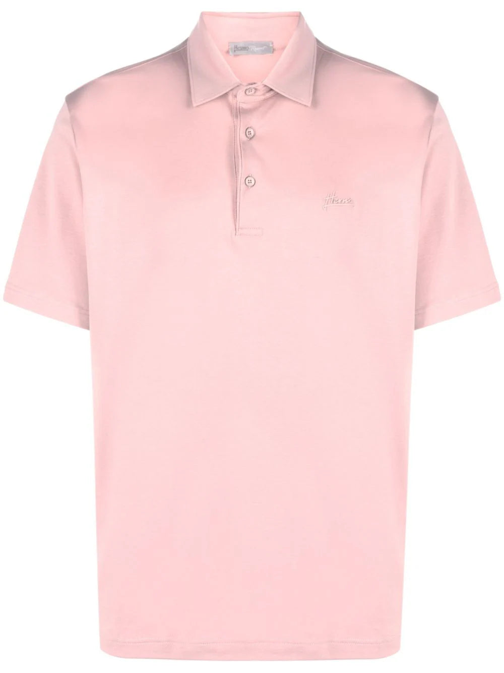 logo-embroidered cotton polo shirt