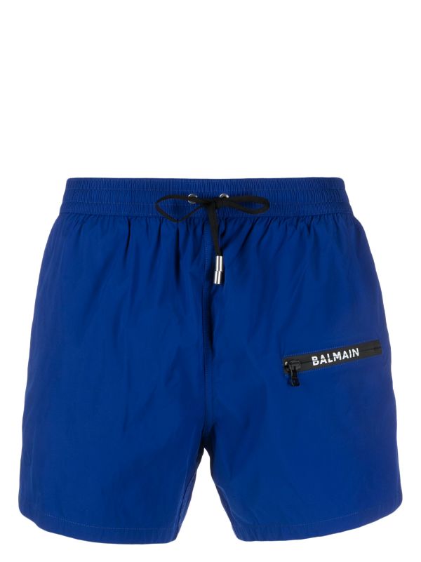 shorts de playa con logo estampado