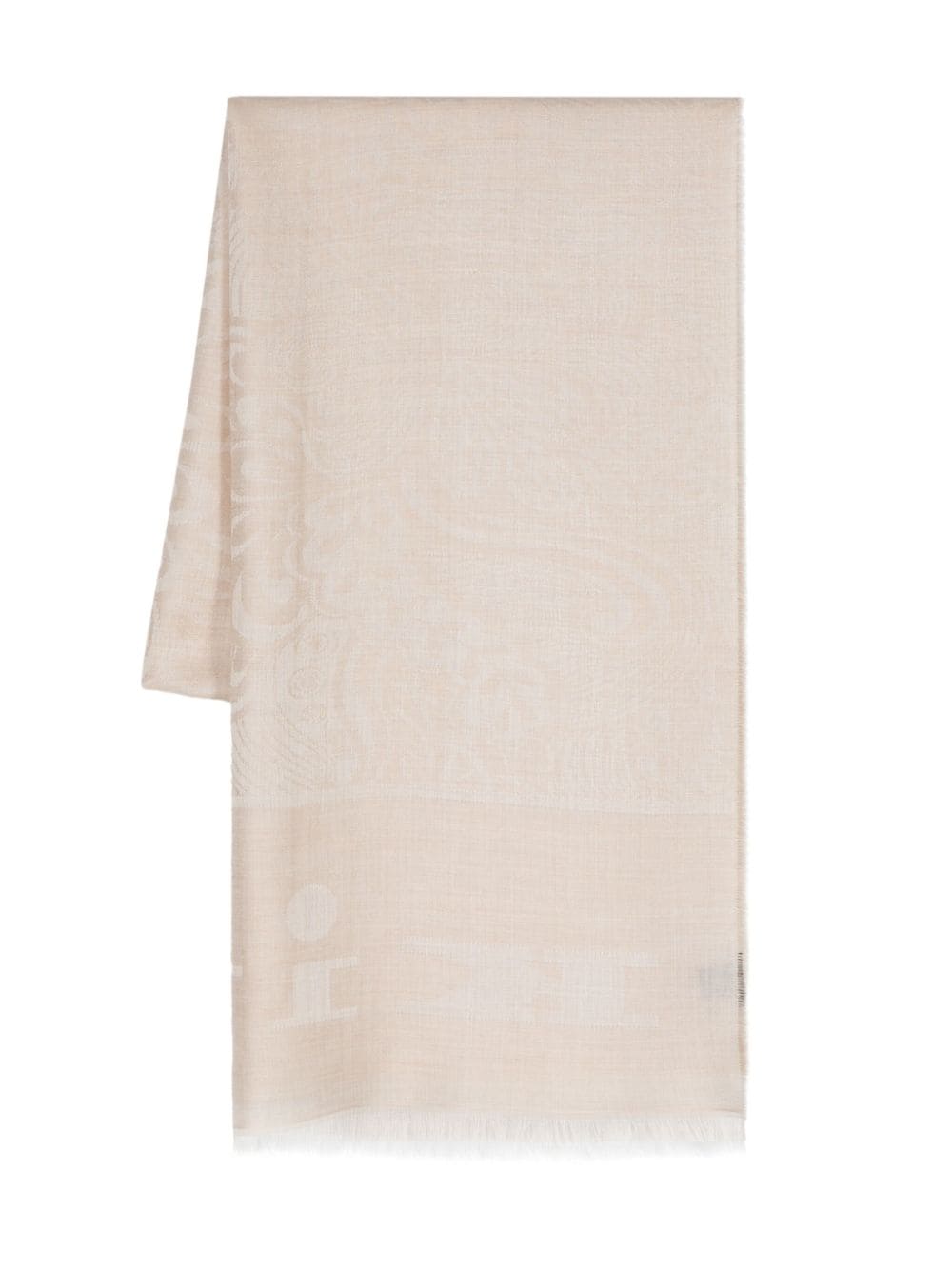 rectangular fringed scarf