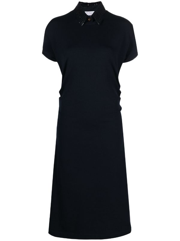 sequin-embellished midi dress