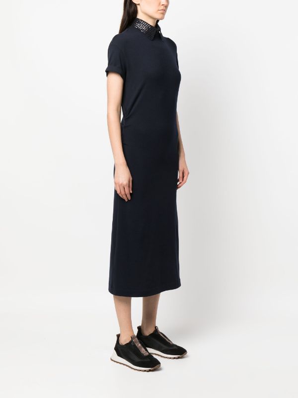 sequin-embellished midi dress