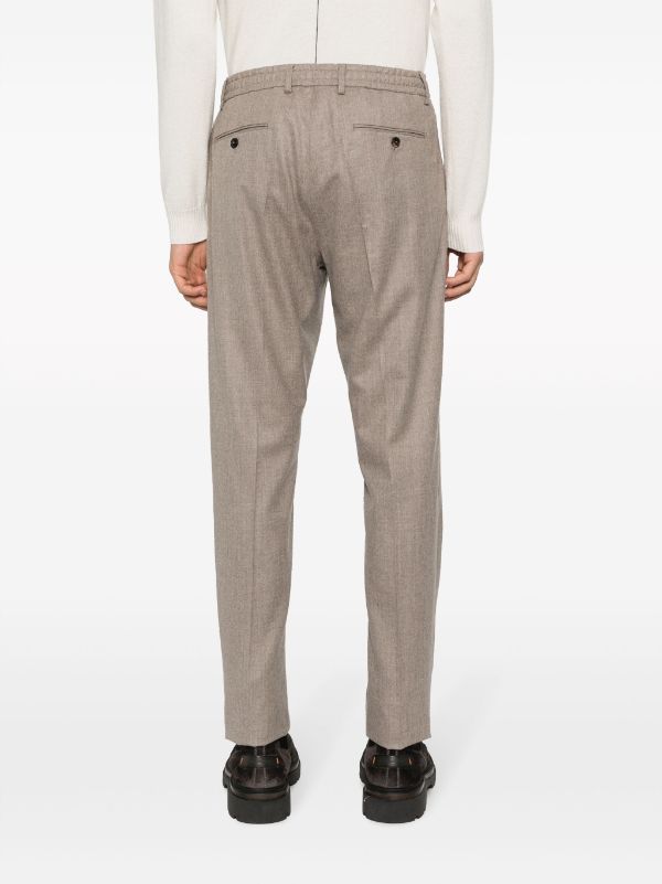 wool straight-leg trousers