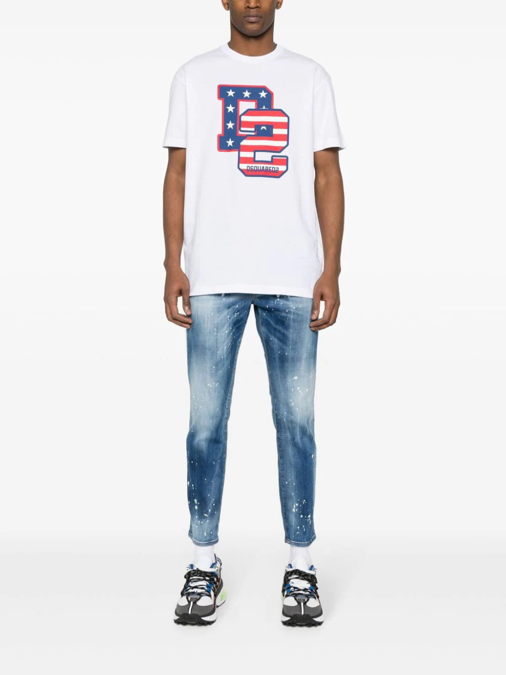 logo-print T-shirt