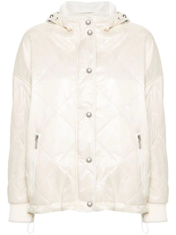 hooded padded jacket