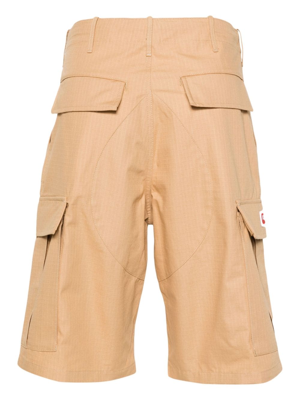 mid-rise ripstop cargo shorts