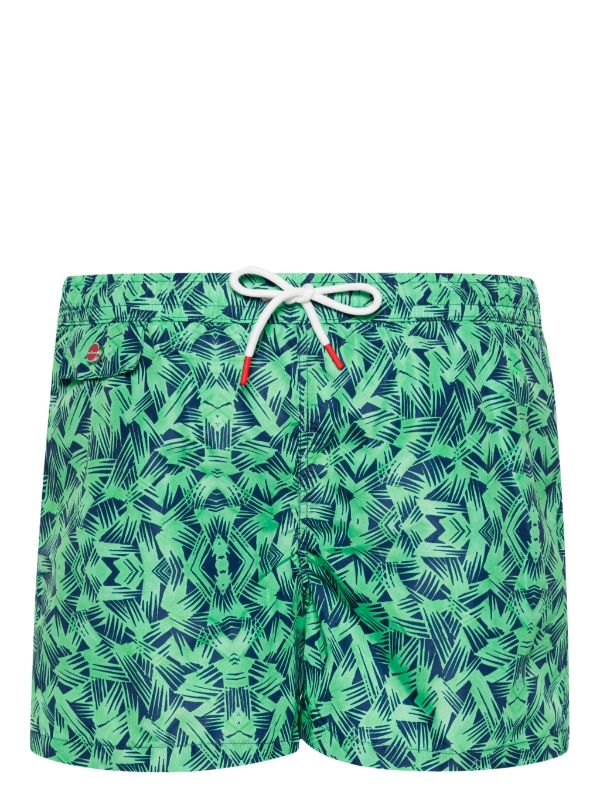 swim graphic-print swim shorts