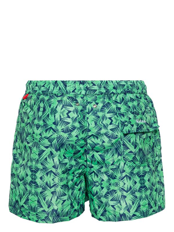 swim graphic-print swim shorts