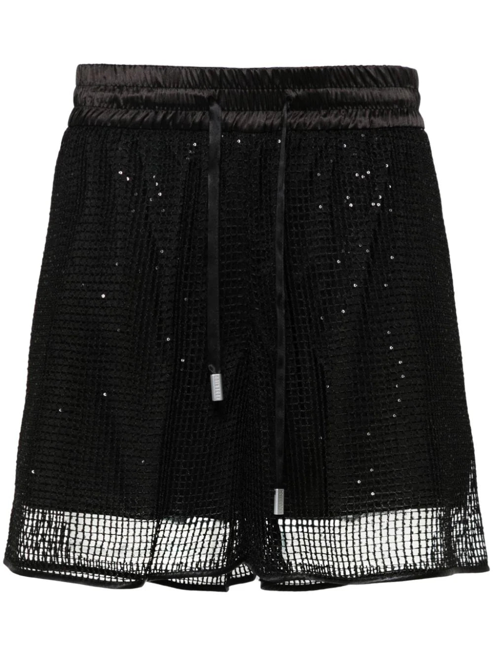pantalones cortos adornados con lentejuelas 