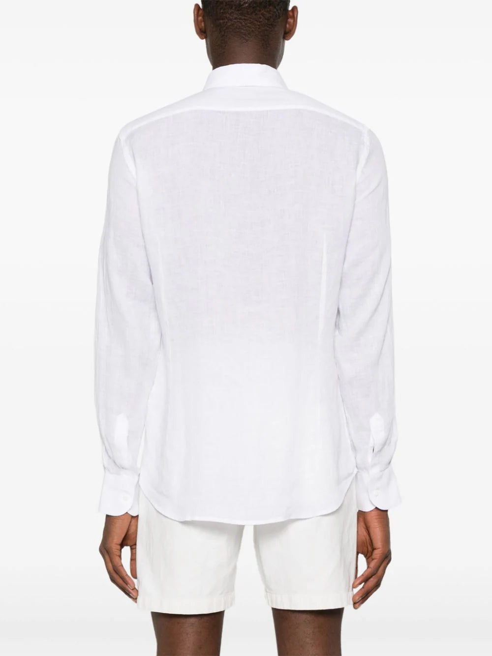 long-sleeve linen shirt
