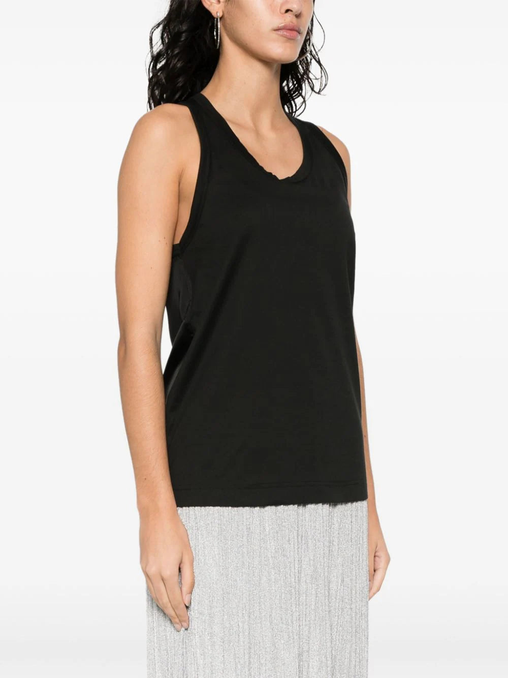 contrast-panel tank top