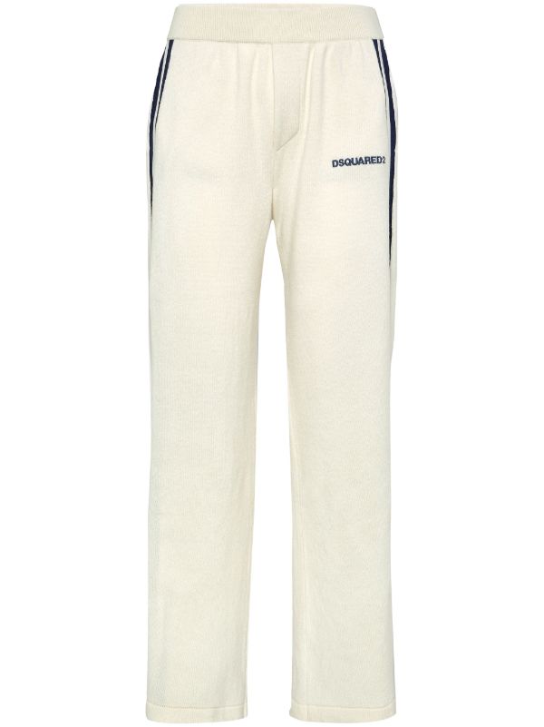 logo-embroidered side-stripe track pants