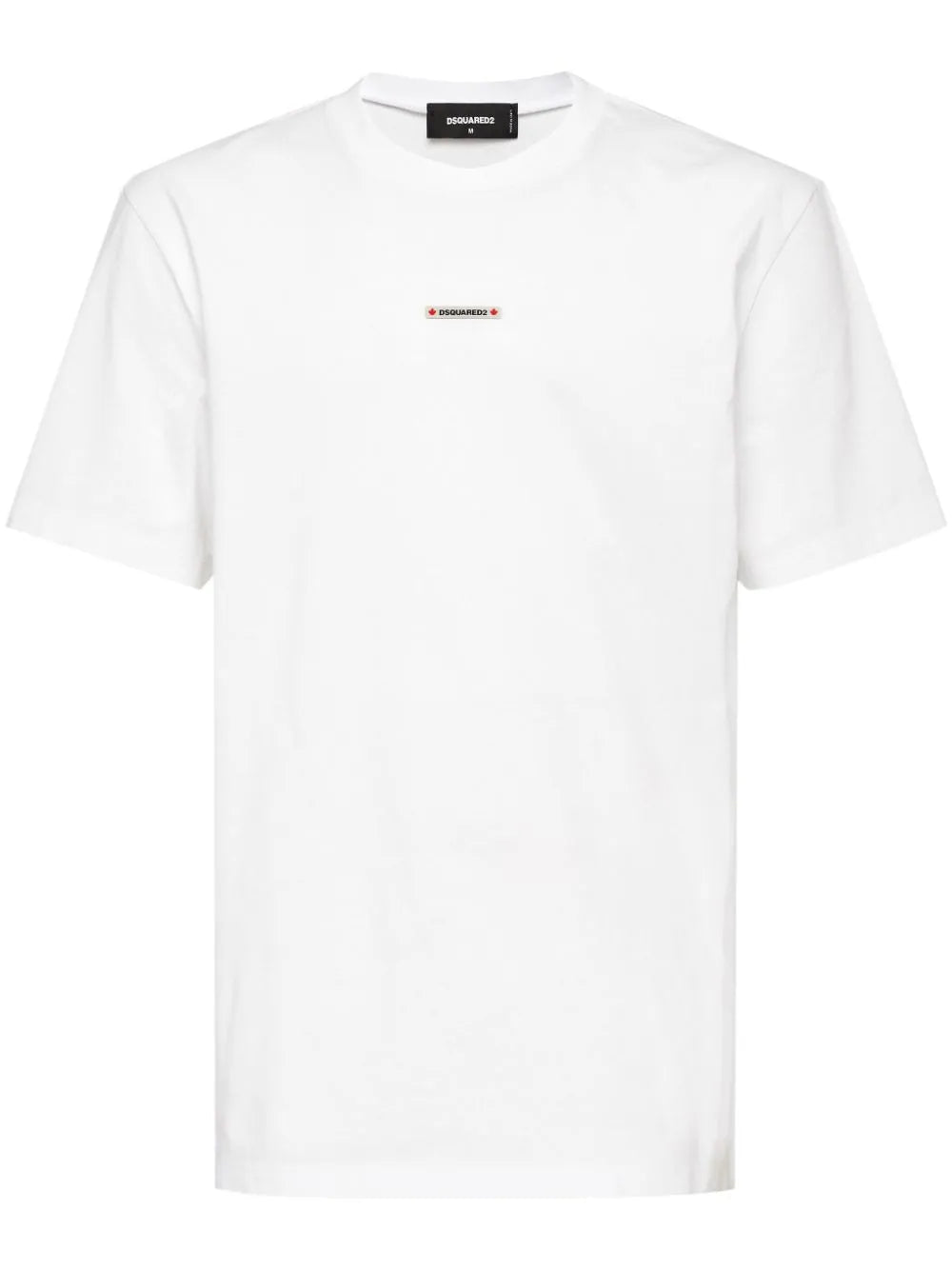 logo-patch cotton T-shirt