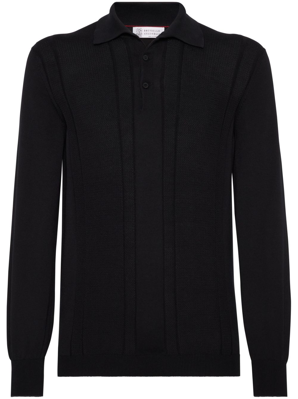 knitted polo T-shirt