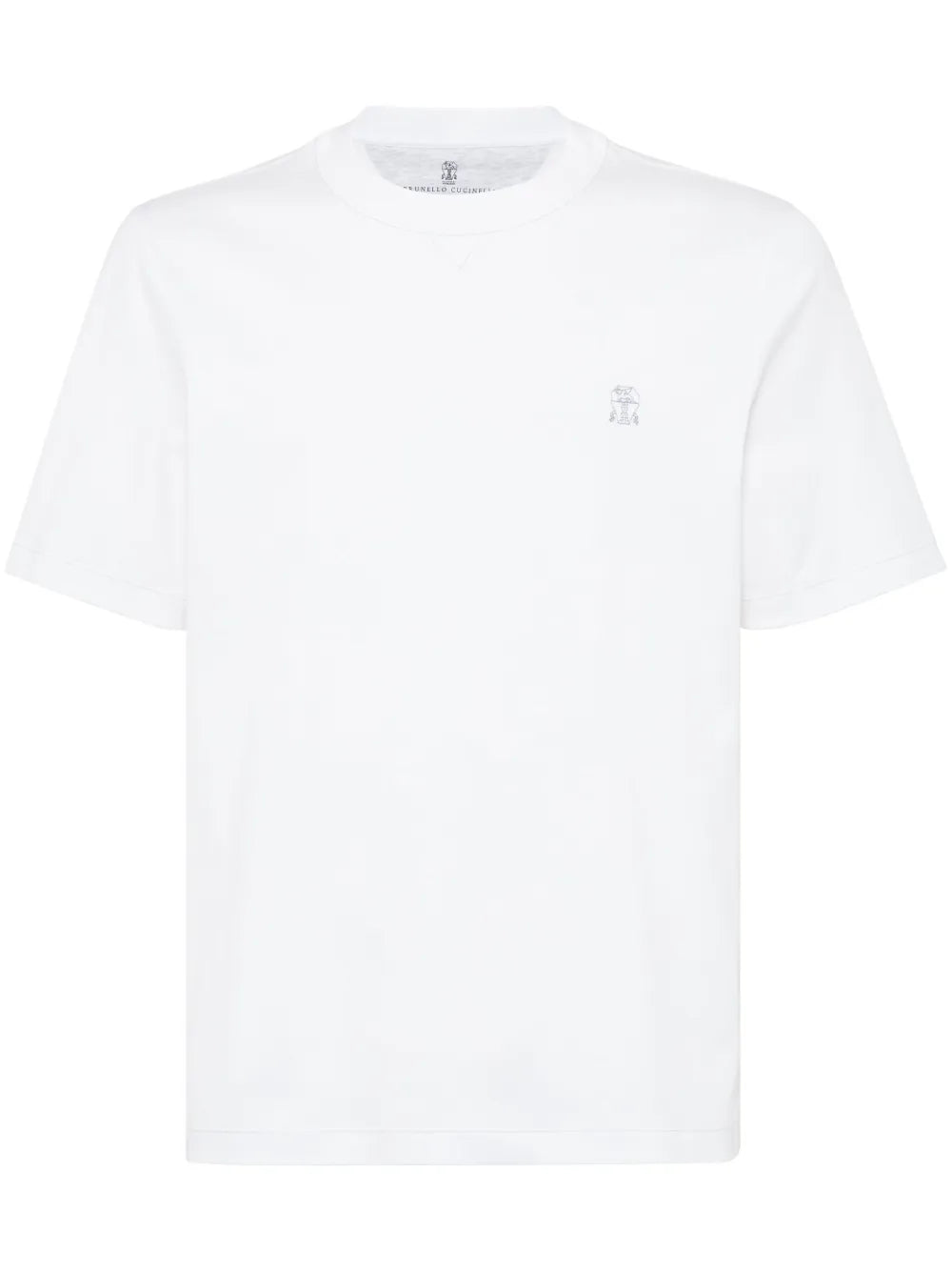 logo-embroidered crew-neck T-shirt