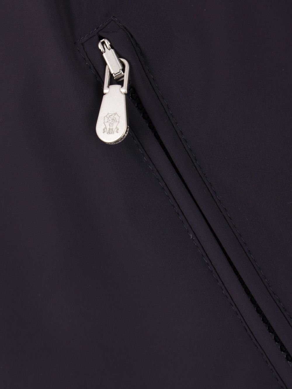 hooded down gilet