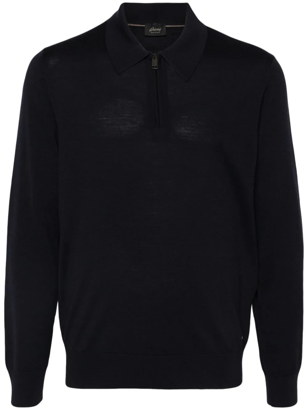 logo-plaque polo shirt