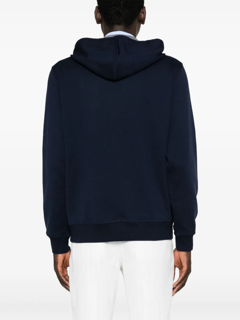 zip-up jersey hoodie