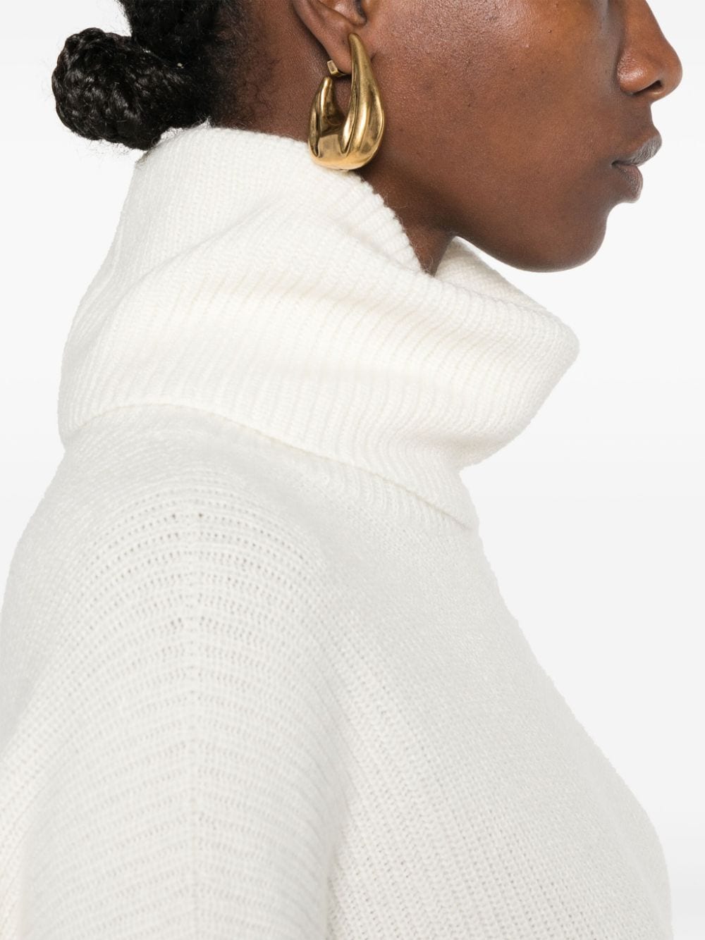 roll-neck jumper