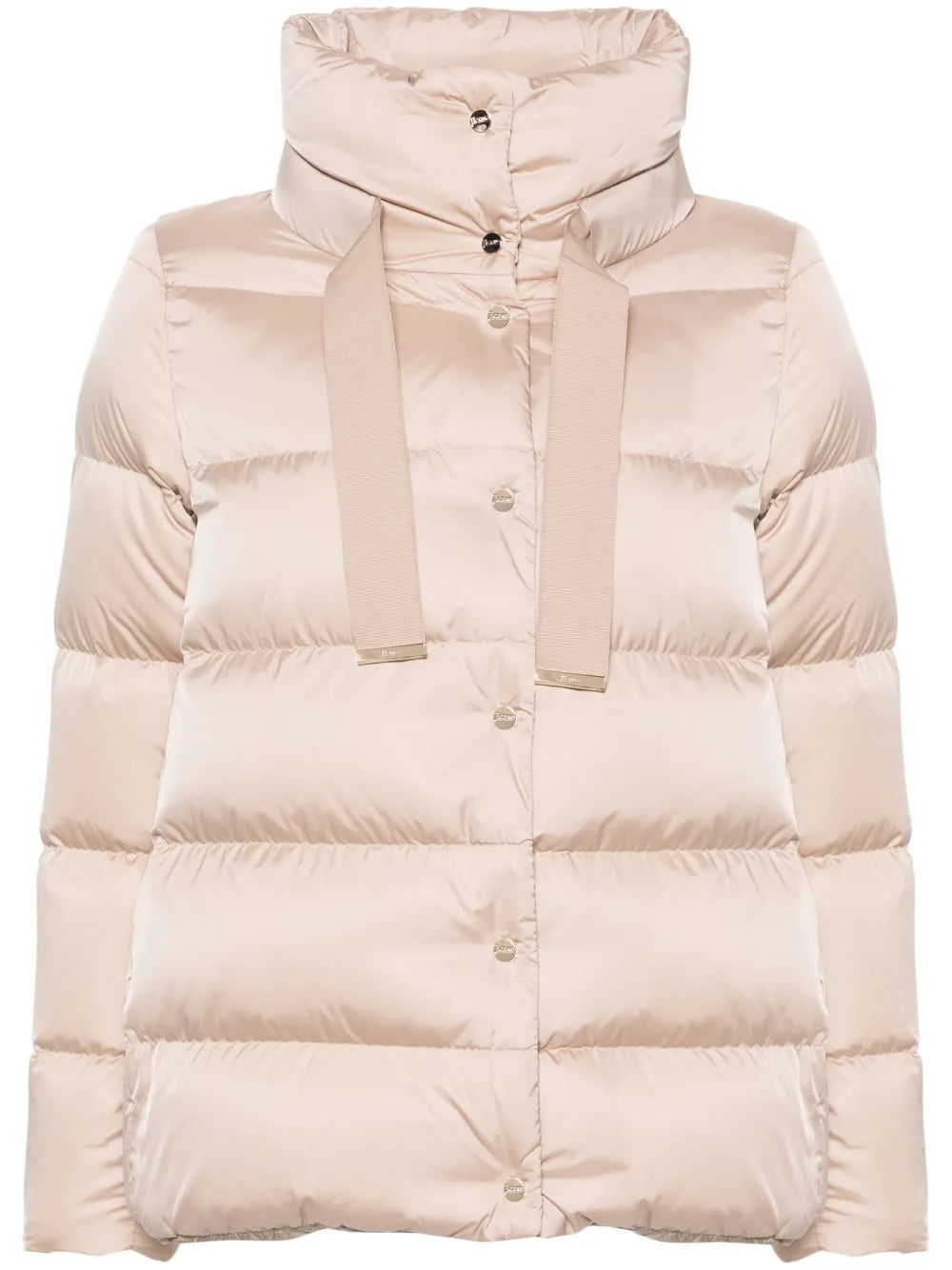 logo-plaque puffer jacket