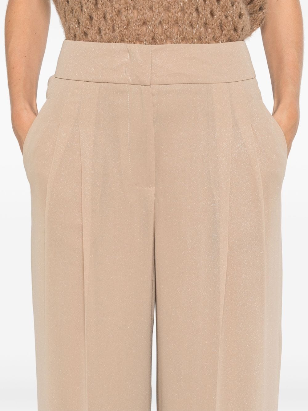 pantalones palazzo de gasa 