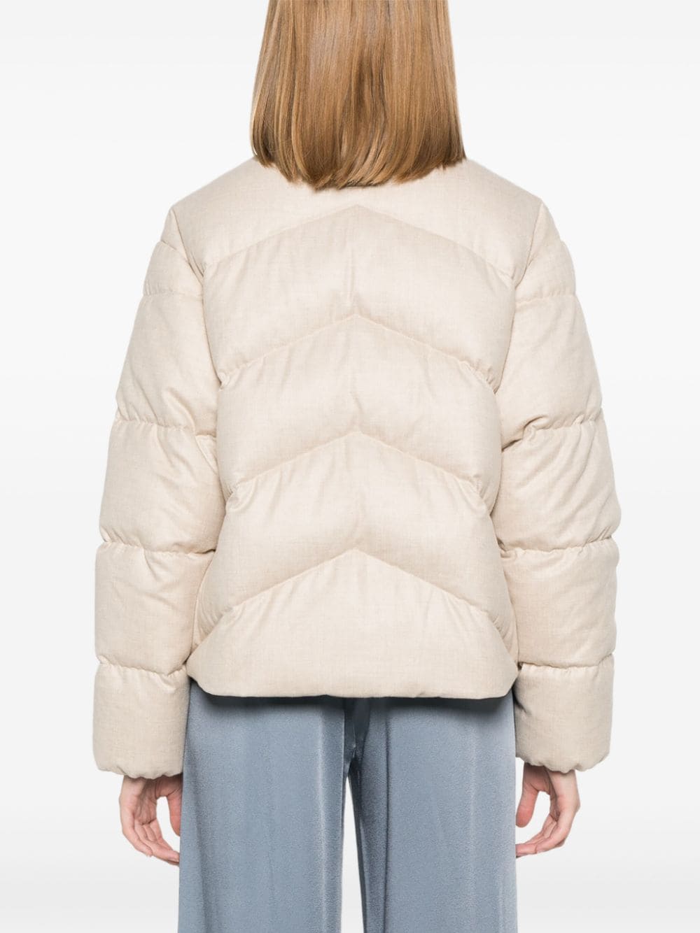 quilted puffer jacket