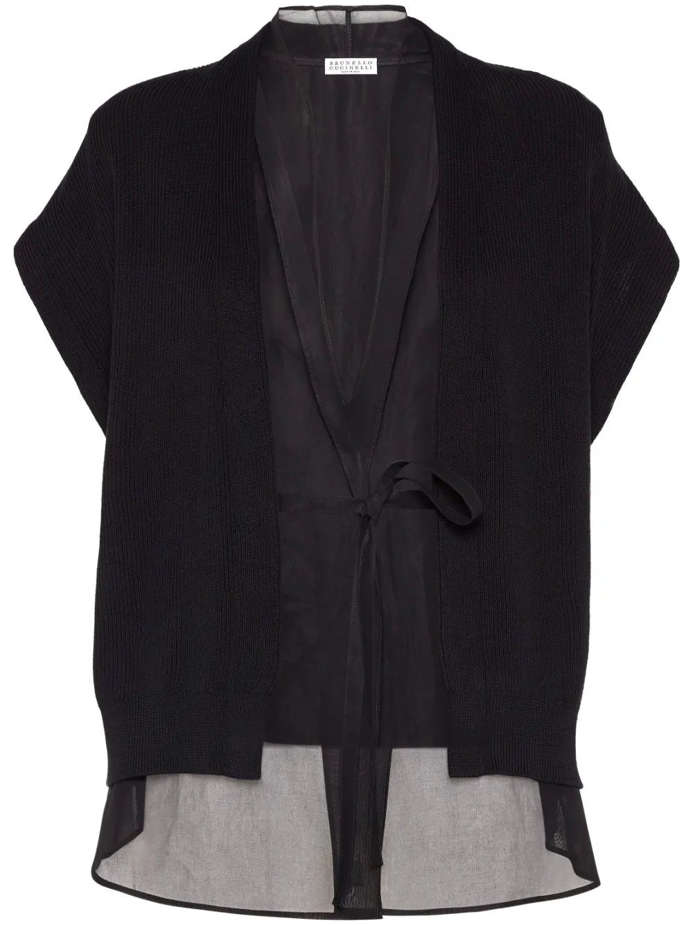 Monili-detail cardigan