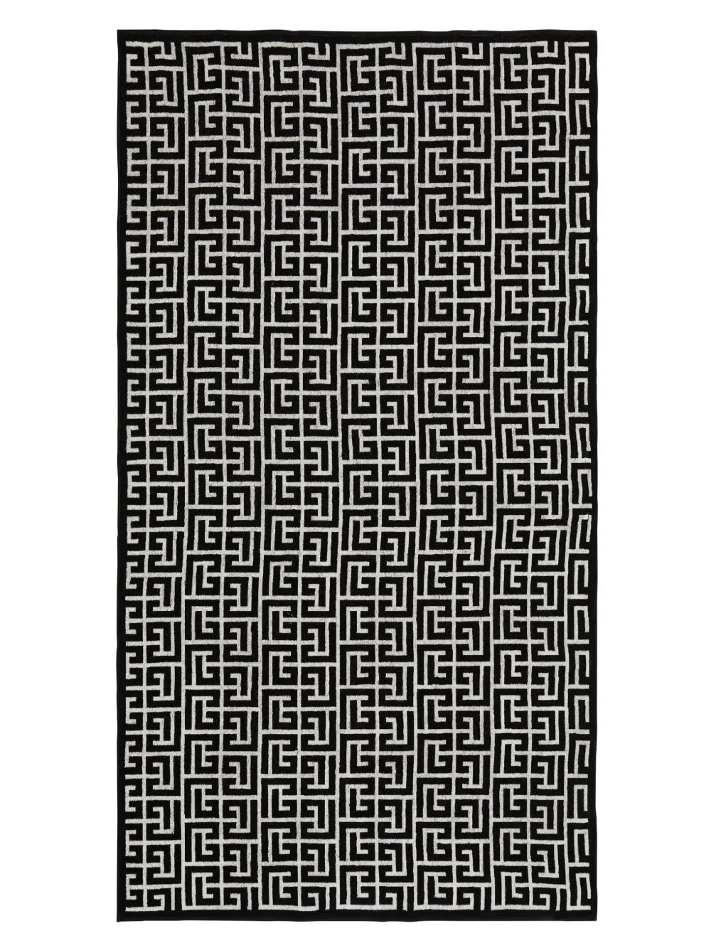 PB Labyrinth-print beach towel