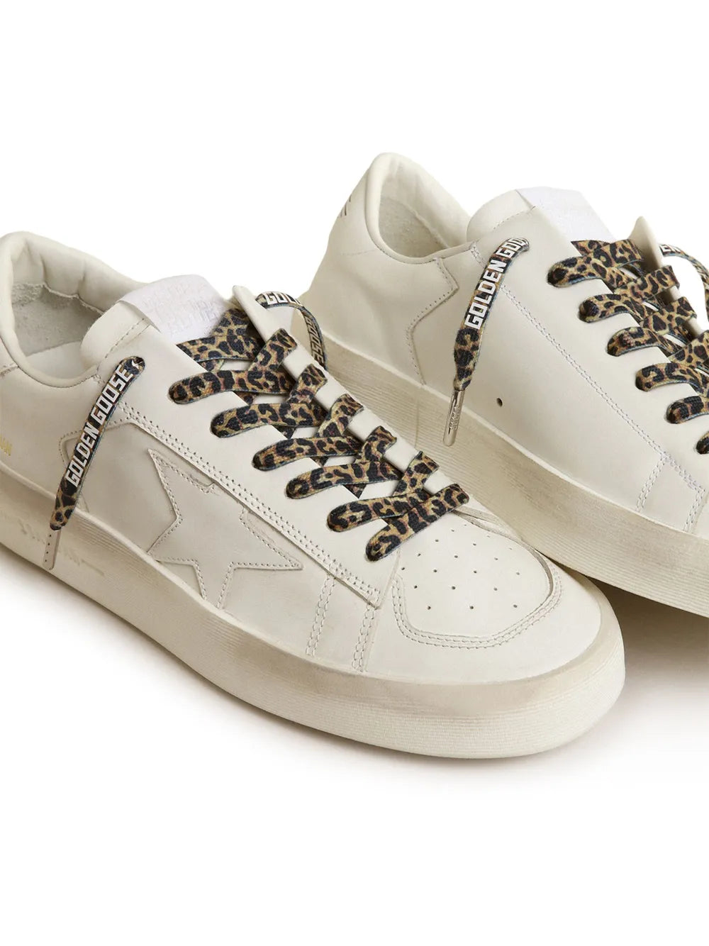 leopard-print shoe laces