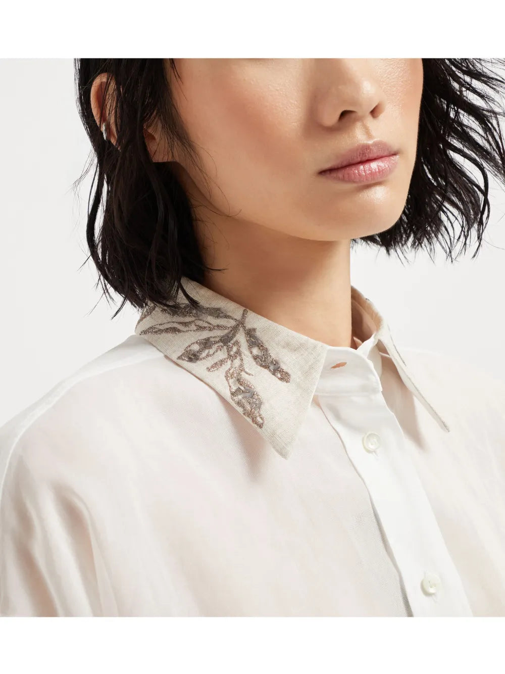 Flora embroidered shirt
