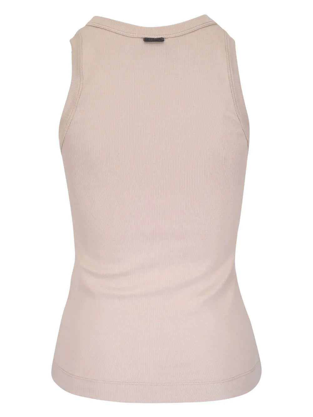 fine-ribbed tank top