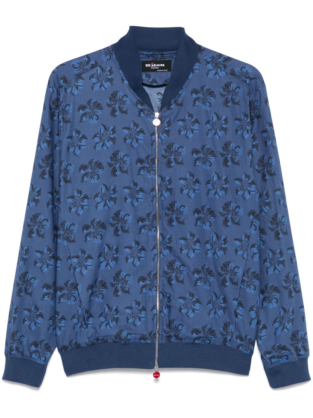 floral-print bomber jacket