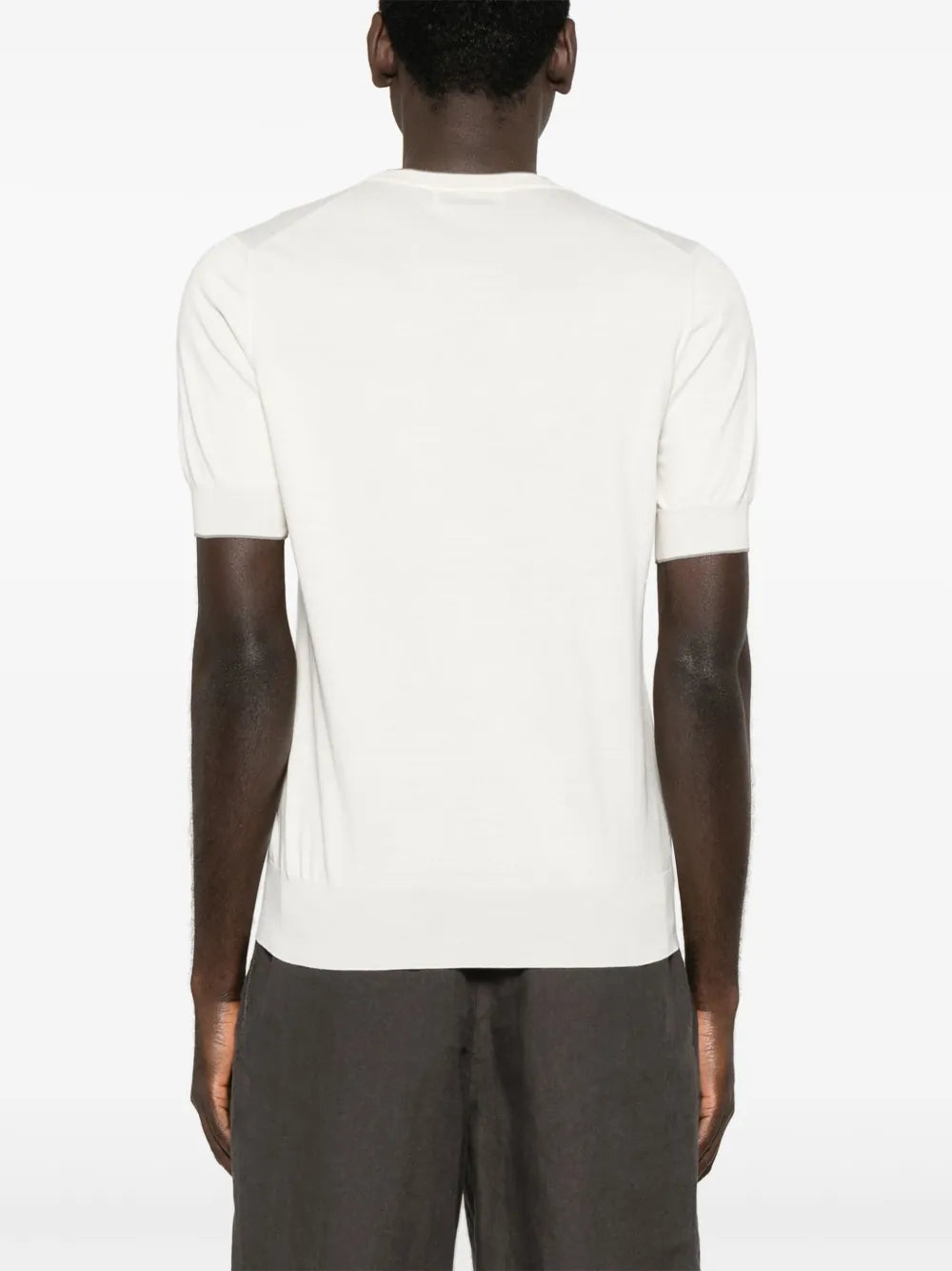 fine-knit T-shirt
