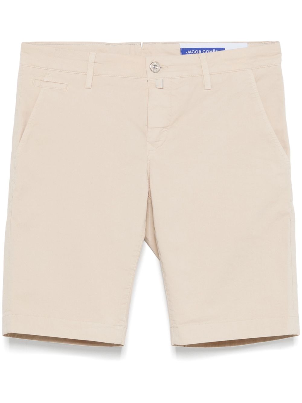 logo-plaque chino shorts