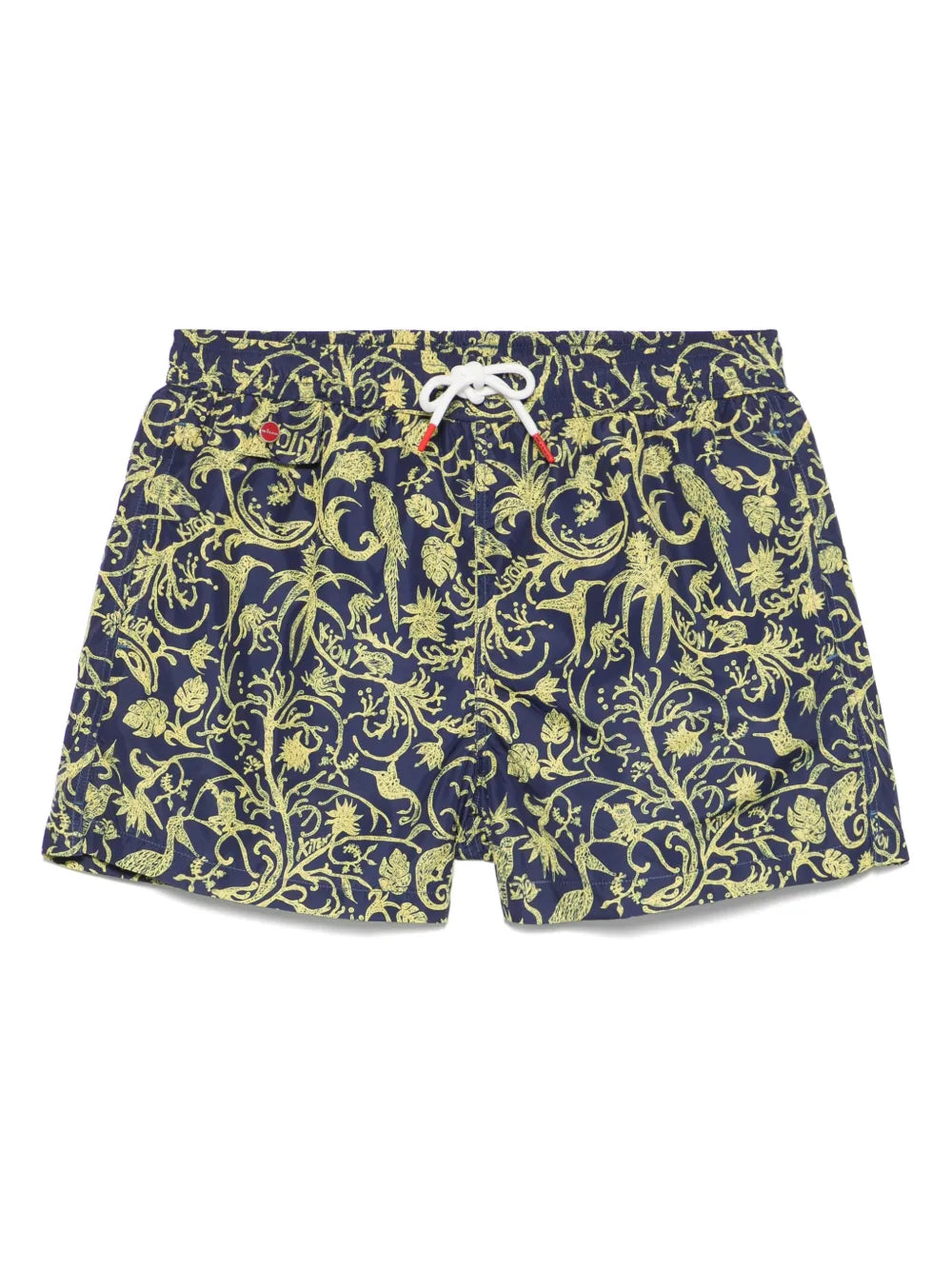 SWIM abstract-pattern print swim shorts